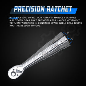 Ryrura ergonomic knurled handle for a secure grip