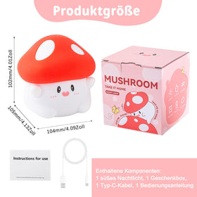 Rytinazzz Hug Mushroom Night Light makes a charming gift for birthdays.