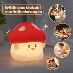 Rytinazzz Hug Mushroom Night Light is kid-friendly and safe for nursery use.