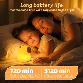 Rytinazzz USB Rechargeable Night Light eliminates constant battery changes.