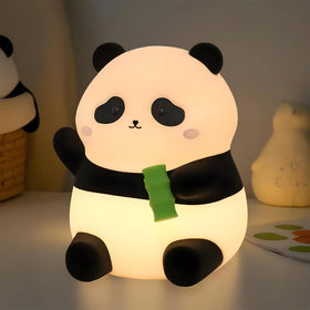 Rytinazzz Panda Night Light front view with warm glow for bedtime