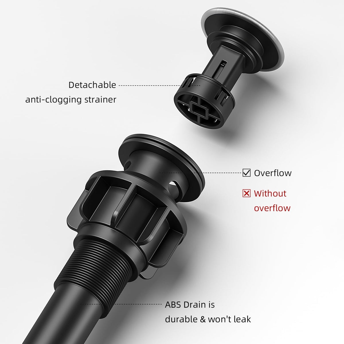 Ryuwanku 6-inch deck plate included for seamless 1- or 3-hole installation.