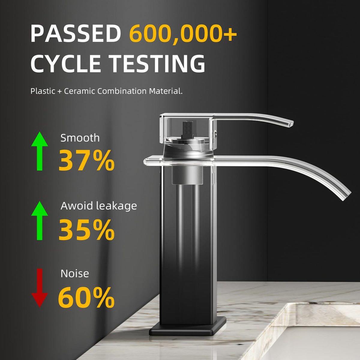 Ryuwanku single-handle faucet demonstrates easy temperature and flow control