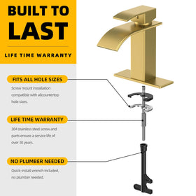 Ryuwanku brushed gold finish resists corrosion and scratches, lasting shine.