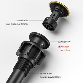 Ryuwanku faucet with brushed finish complements modern vanity and decor beautifully.