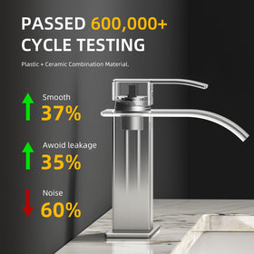 Ryuwanku single-handle control faucet demonstrates easy temperature and flow adjustments for daily use.