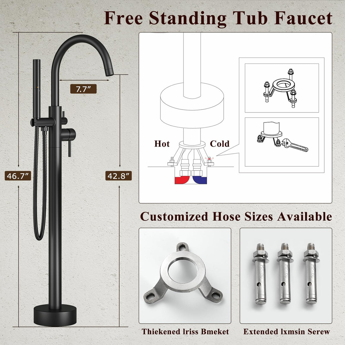 Ryuwanku includes clear installation hardware and instructions for quick setup.
