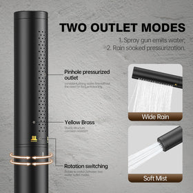Ryuwanku 2-in-1 handheld shower for versatile cleaning and rinsing.