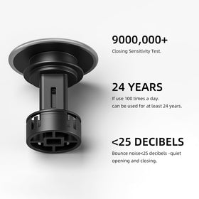 Ryuwanku 80cm hoses connect easily to standard US plumbing for quick setup.