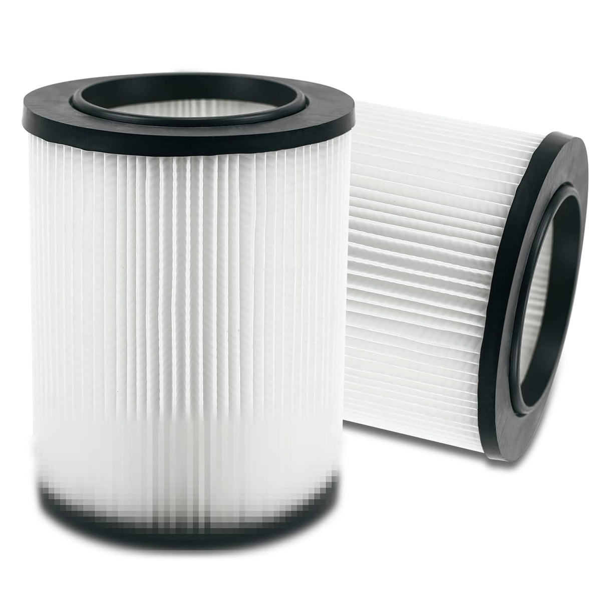 Ryvina VF4000 replacement filter, top view, enhances debris capture in wet-dry vacuums