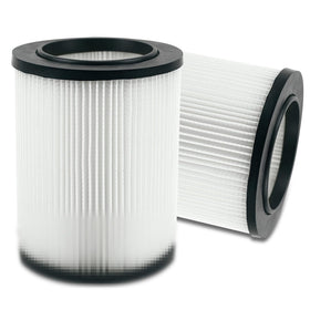 Ryvina VF4000 replacement filter, top view, enhances debris capture in wet-dry vacuums