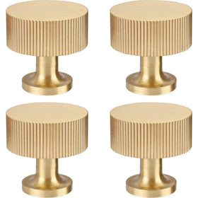RZDEAL brass knob close-up with brushed gold finish, ideal for premium cabinet upgrades