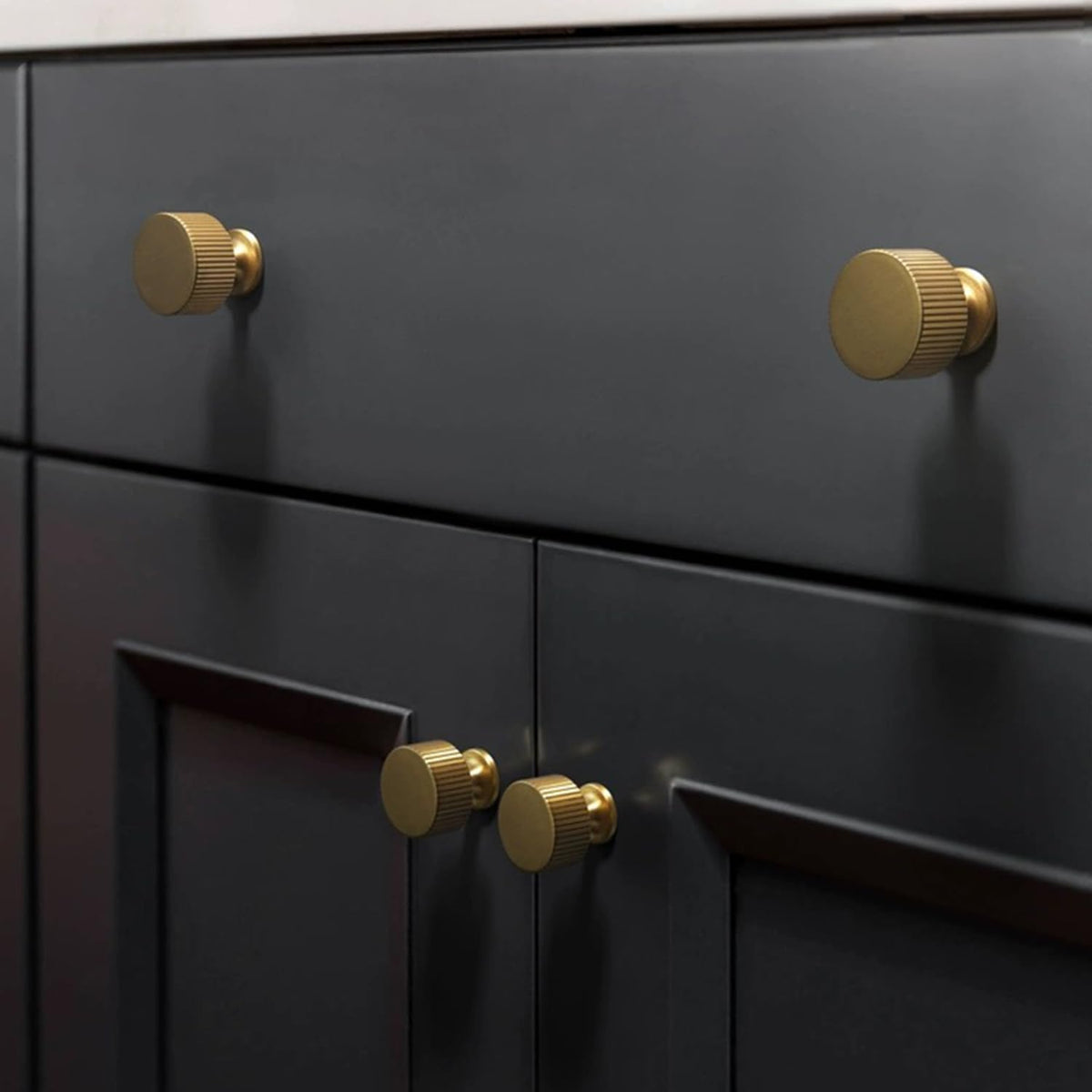 RZDEAL brass knob detail showing deep threads for secure mounting