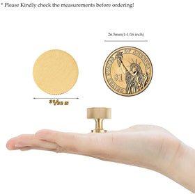 RZDEAL polished brass knob detail highlights durability and shine.