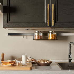 RZDEAL solid brass handle provides durable hardware for heavy drawers.