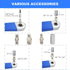 RZKNIP offset extension wrench with durable aluminum body for long-lasting use.