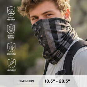 S A Company UV protection shields skin during sunny hikes and fishing trips.