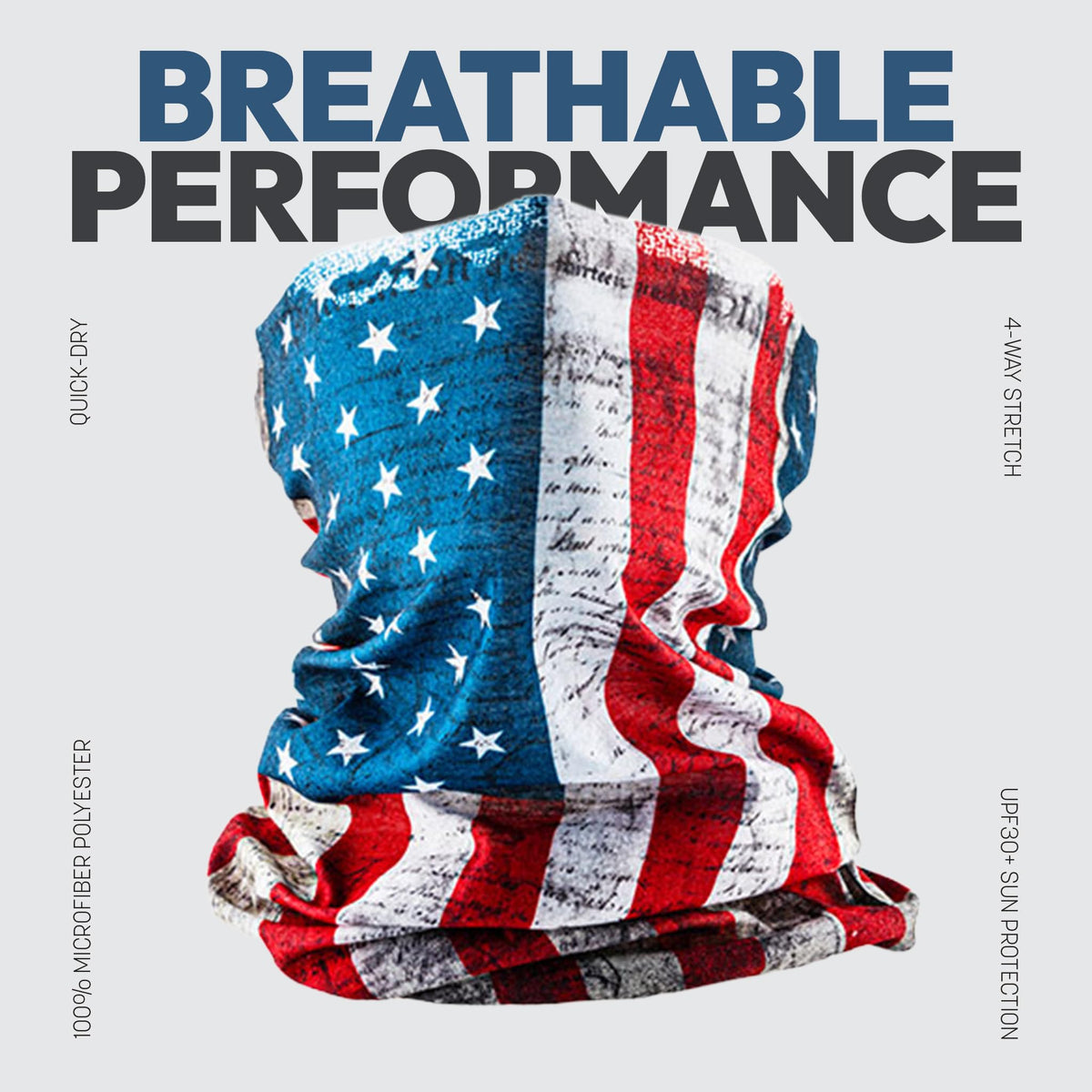 S A Company versatile wear options highlight neck gaiter as mask or balaclava.