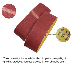 S SATC 240 grit belt provides fine finishing on fiberglass and non ferrous metals