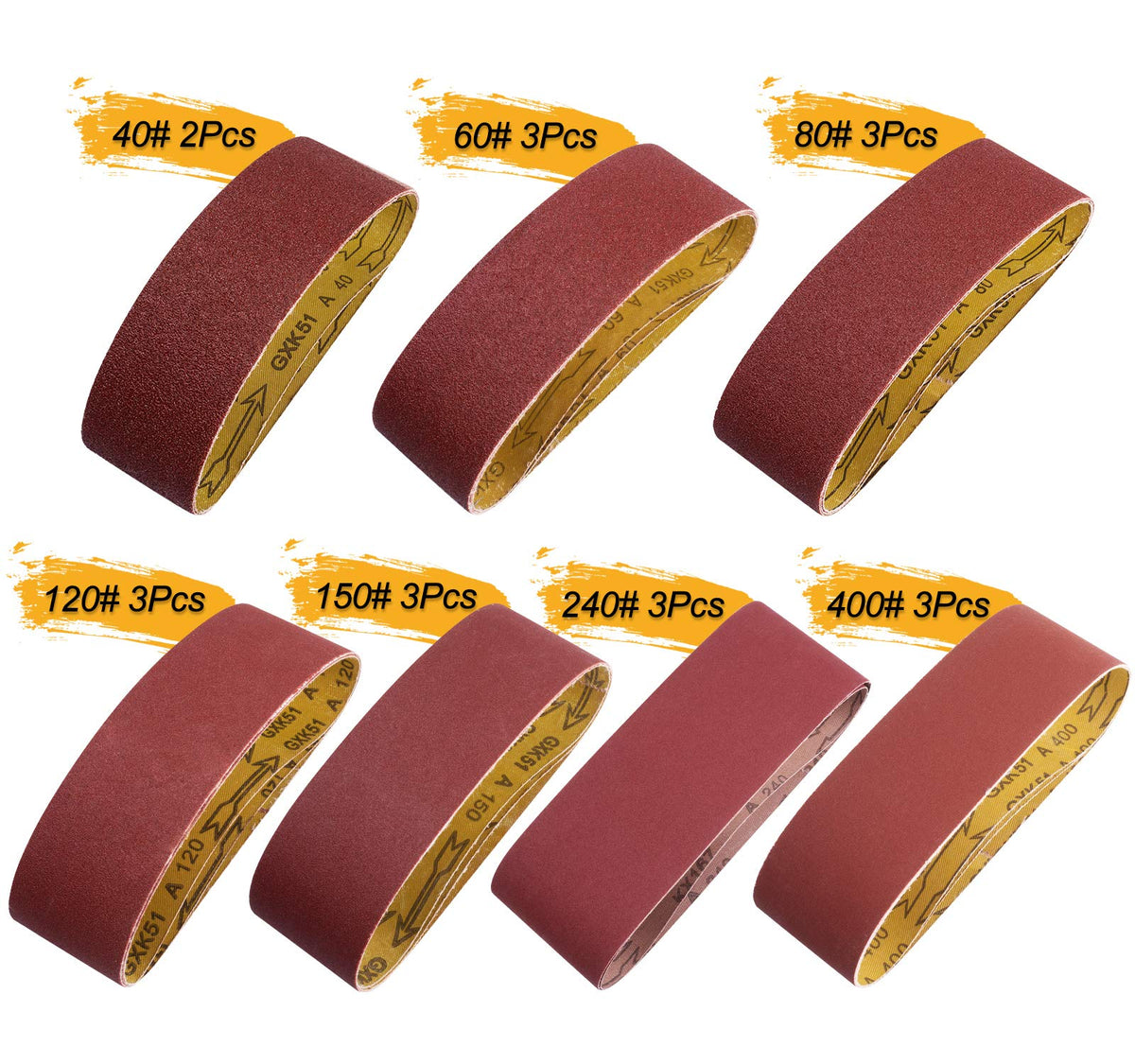 S SATC 60 grit belt for smooth finishes on wood and aluminum