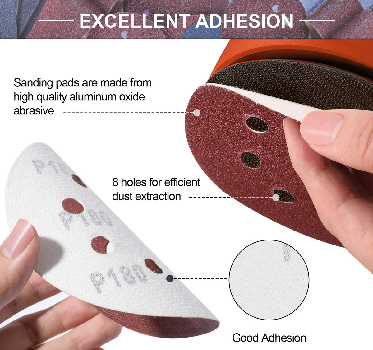 S SATC aluminum oxide discs deliver durable anti-clog sanding performance