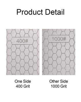 S SATC monocrystalline diamond-coated plate delivers durable sharpening performance.