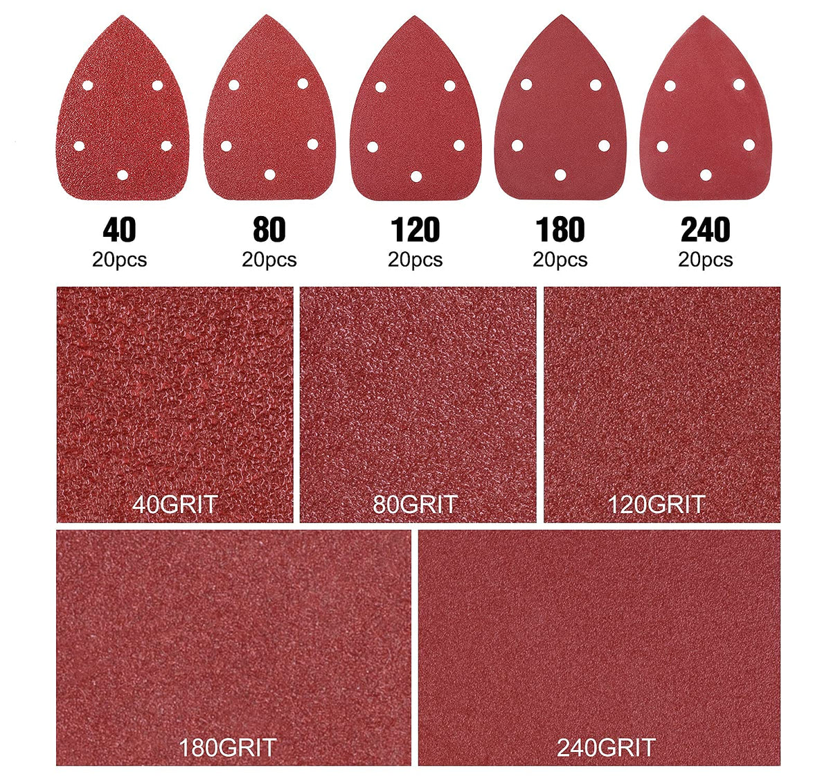 S SATC 180-grit pad for mid-finish sanding on metal and wood