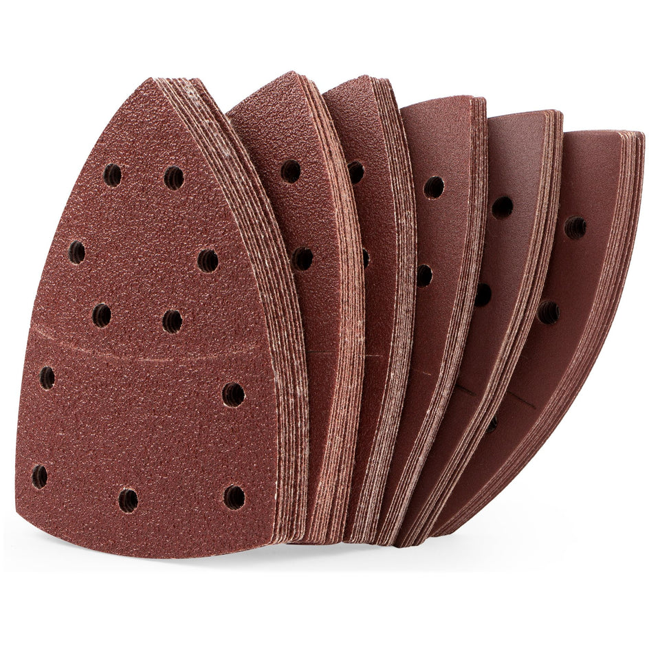 S SATC mouse sander sandpaper with 11 holes for cleaner dust and smooth wood finishing.