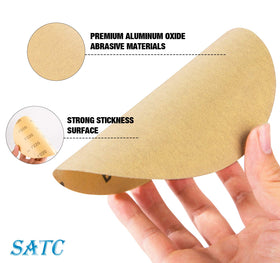 S SATC PSA sanding disc pack of 100 for versatile use