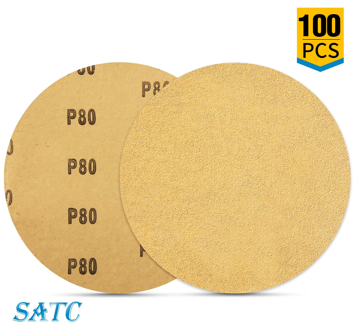 S SATC sanding disc on drill for versatile quick refinishing.