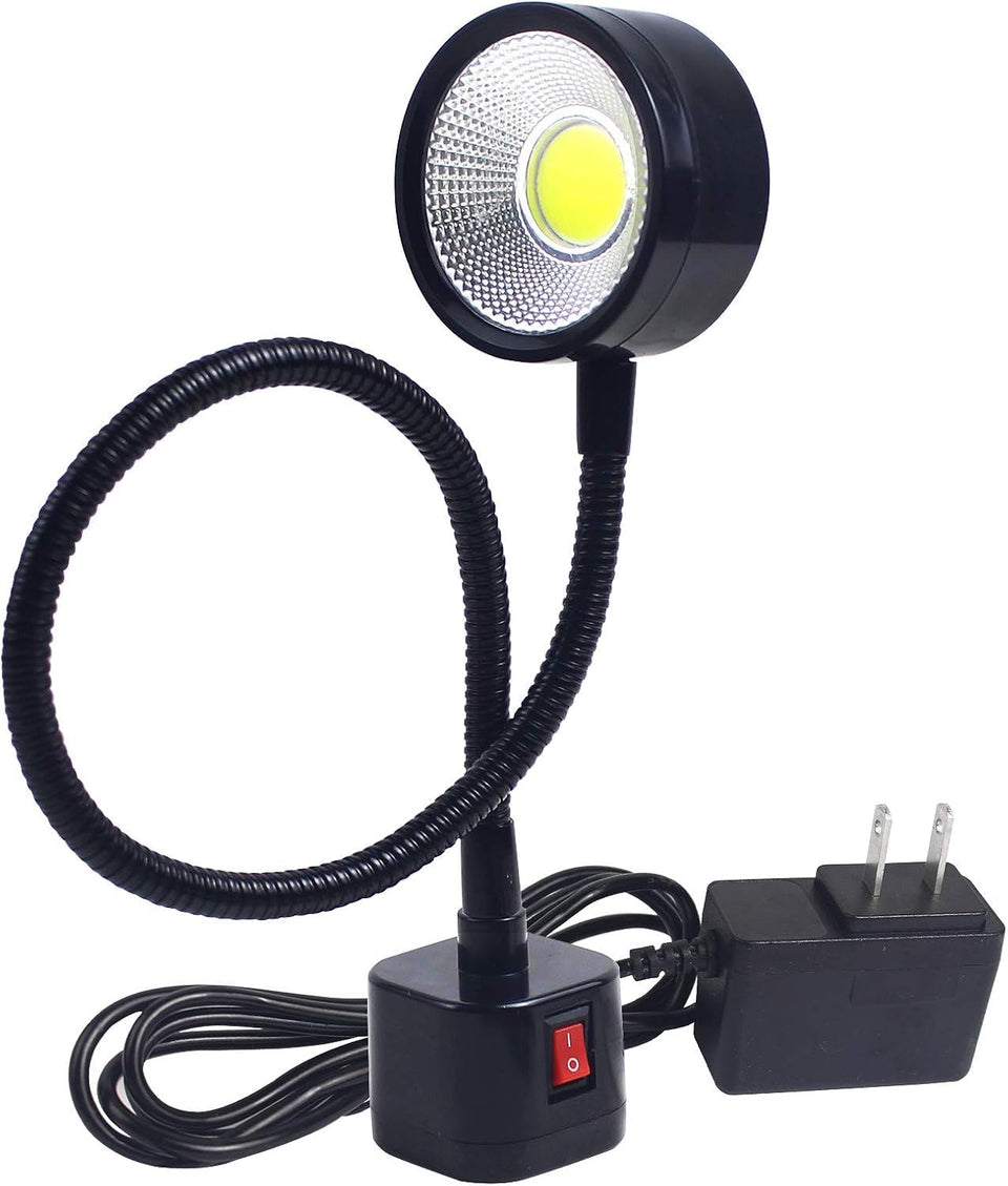 S SHUN CAN DA LED magnetic work light front view for precise sewing and craft tasks