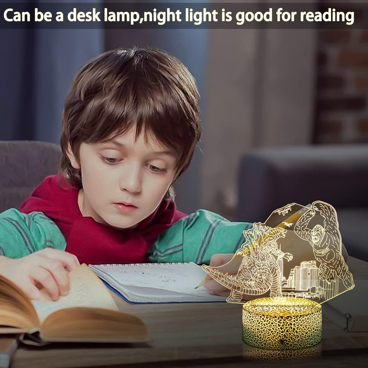 S SUNINESS color-changing LED light with 16 colors adds playful ambiance.
