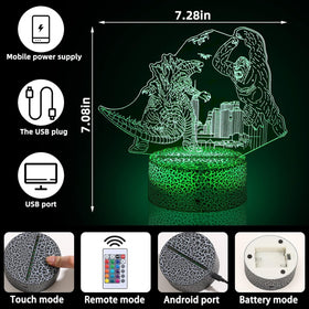 S SUNINESS dual-power night light works with USB or batteries for flexible placement.