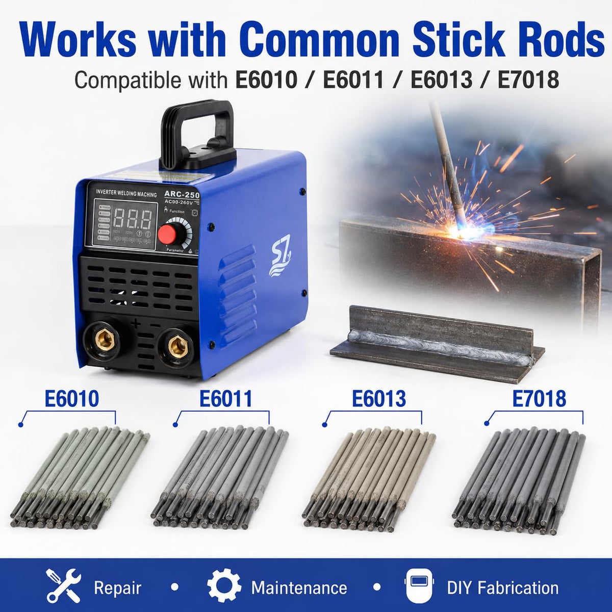 S7 250A control panel and display enabling precise, easy settings.