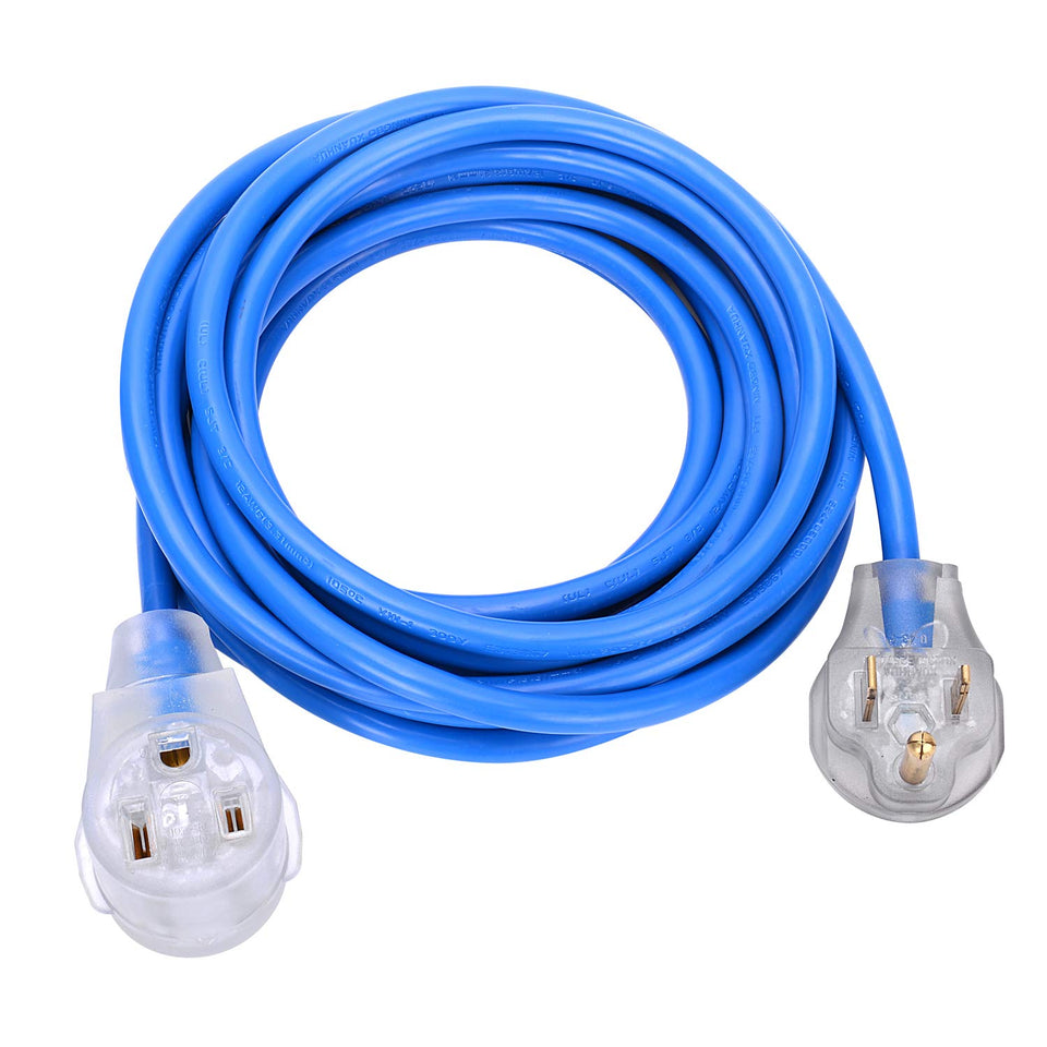 S7 welder extension cord 25ft with 6-50 NEMA R plug for portable welding.