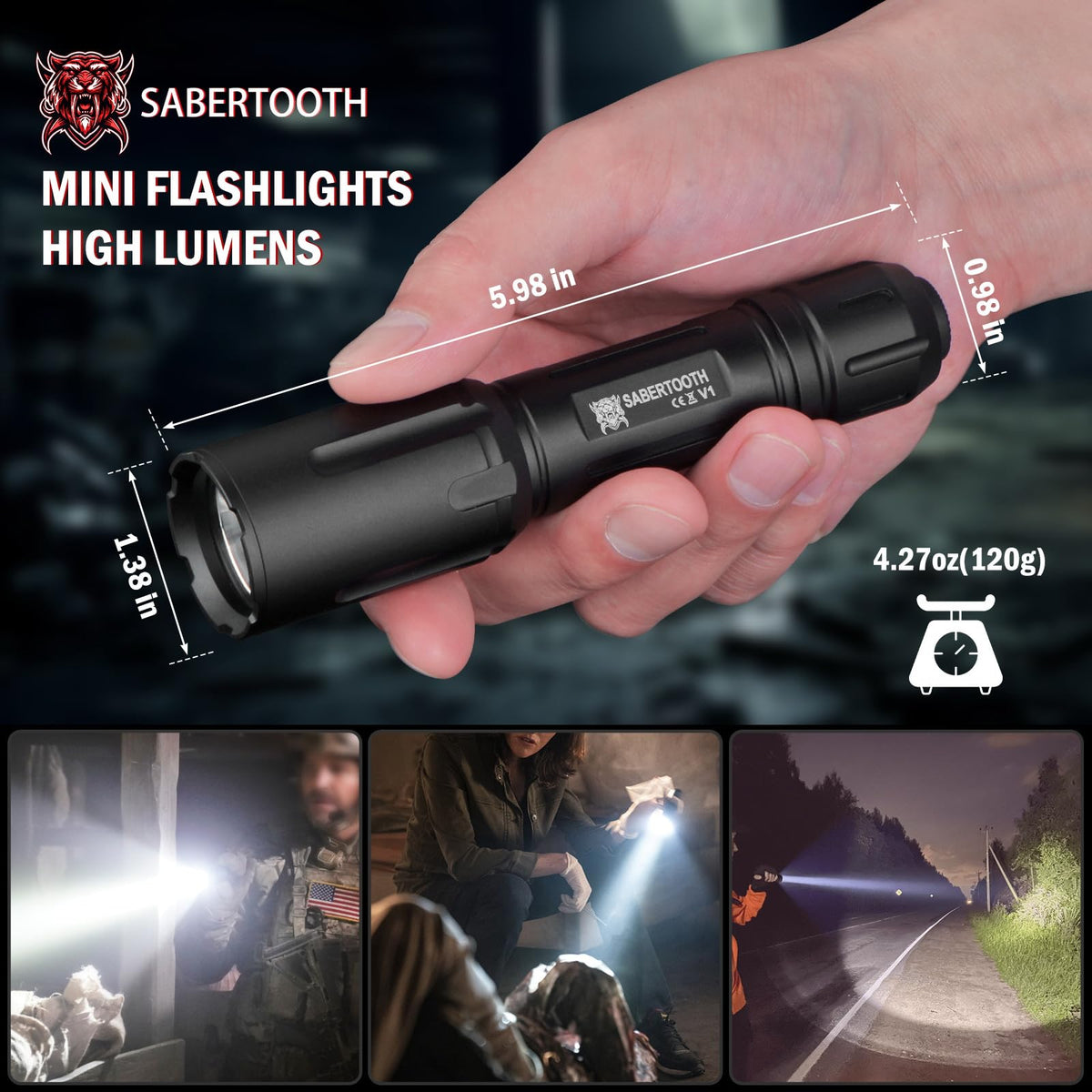 Sabertooth 2200 5000mAh rechargeable battery for extended runs