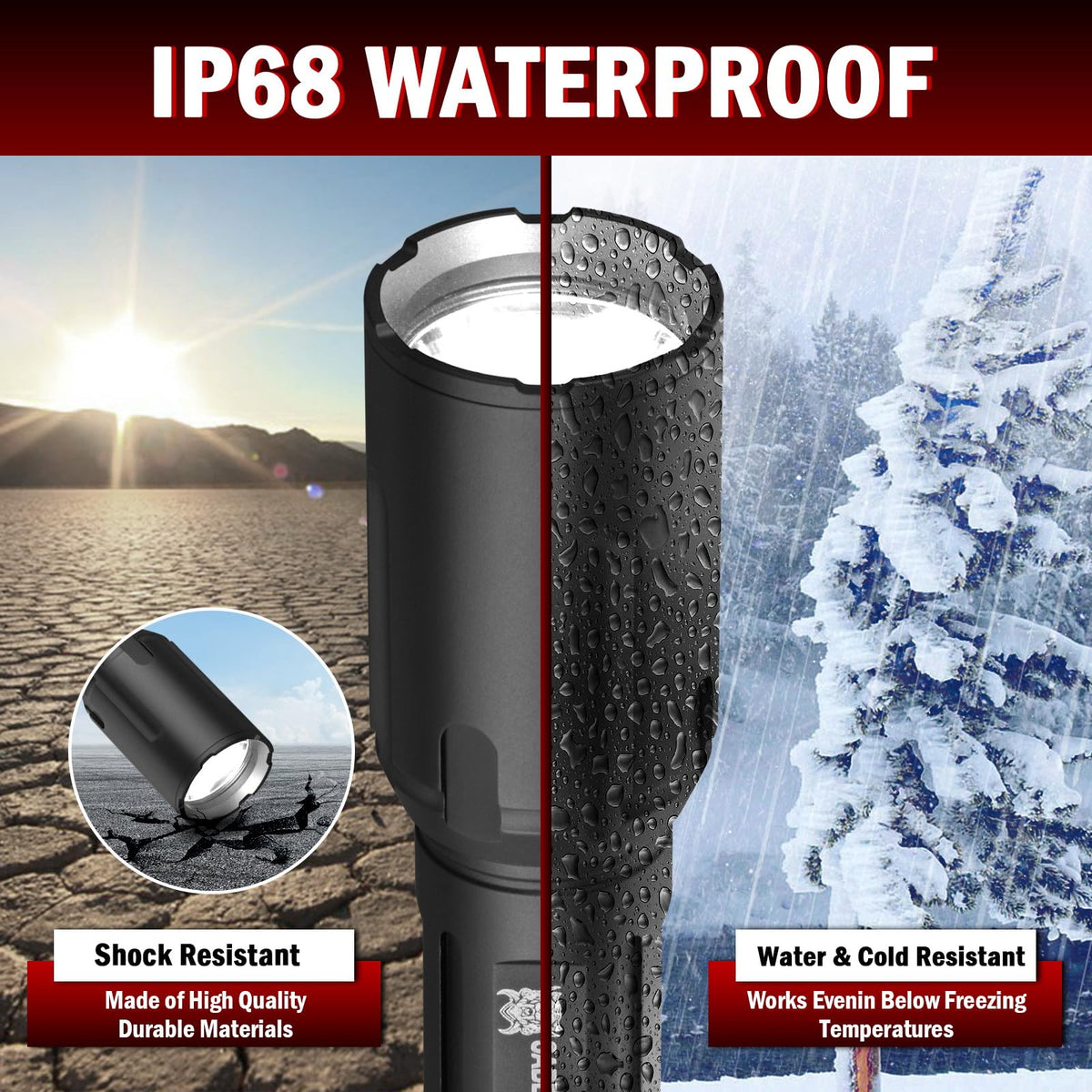Sabertooth 2200 IP68 waterproof rating for rugged conditions
