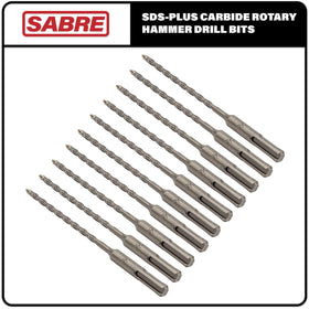 Sabre Tools masonry drill bit for brick, stone and concrete projects.
