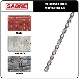 Sabre Tools SDS Plus compatibility for rotary hammer drills across brands.