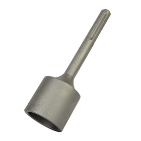 Sabre Tools SDS Max T-Post Driver in action driving a fence post effortlessly.