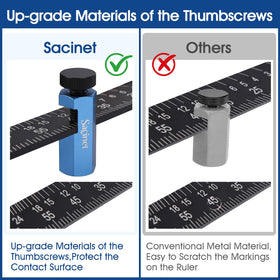 Sacinet tall gauge with extended height for thicker materials