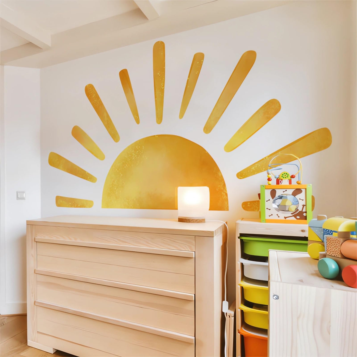 Sacinora Baby boy/girl room sun decor adds a friendly sunny touch