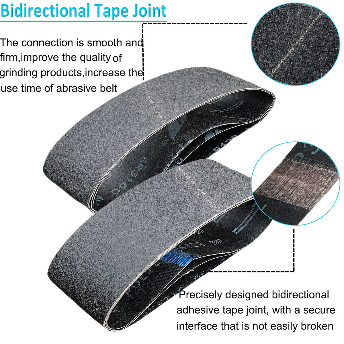 SACKORANGE 400 grit belt for general surface prep and finishing.