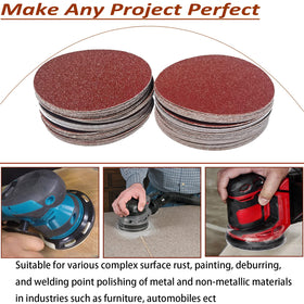 SACKORANGE 6-inch PSA discs 240 grit for final surface refinement