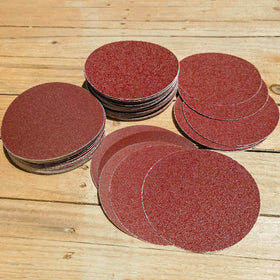 SACKORANGE 6-inch discs used for consistent finishing on various materials