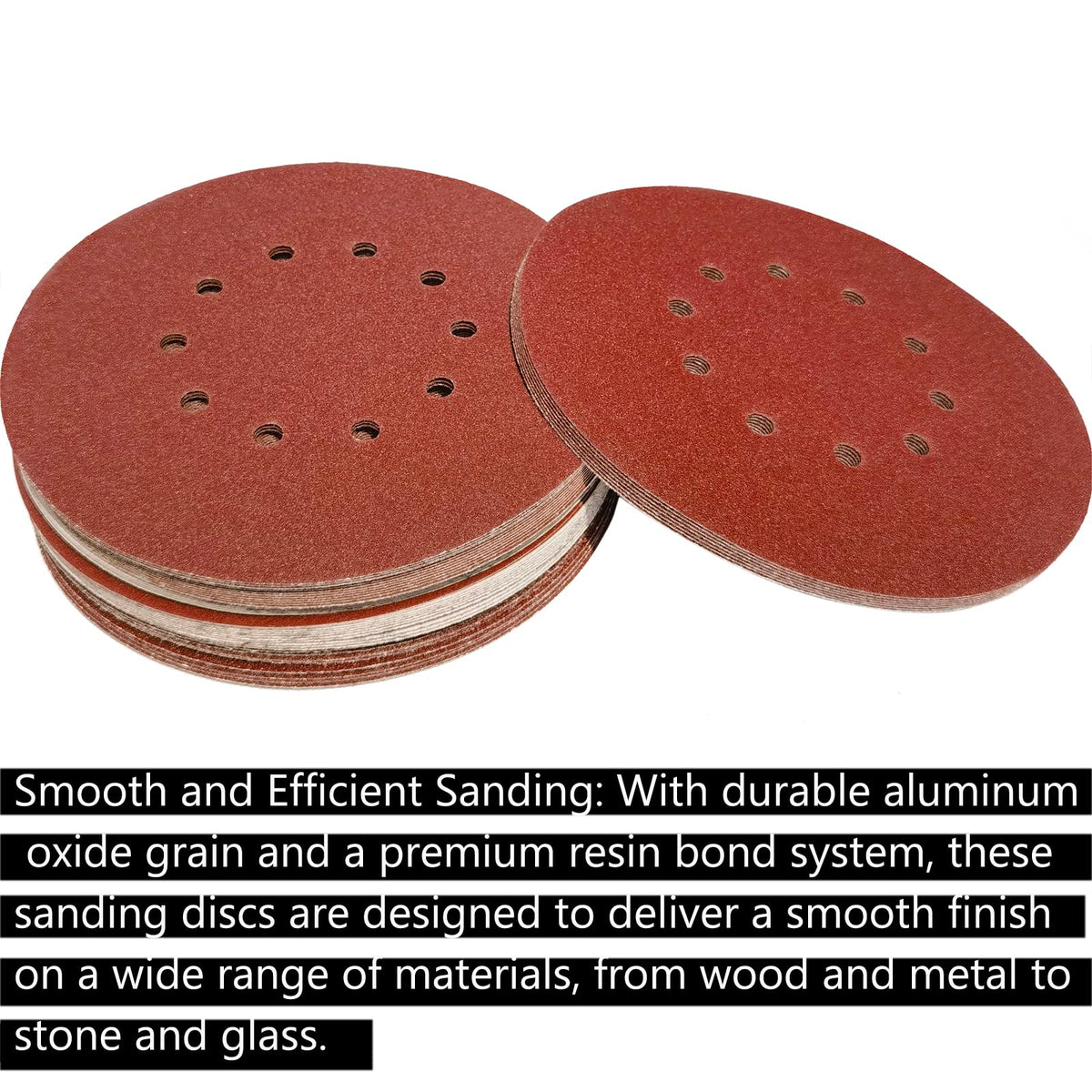 SACKORANGE 50-pack drywall sanding discs keeps you stocked for projects.