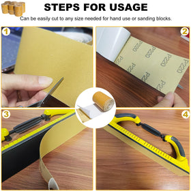 SACKORANGE multi-surface sanding for wood, metal, and plastic projects.