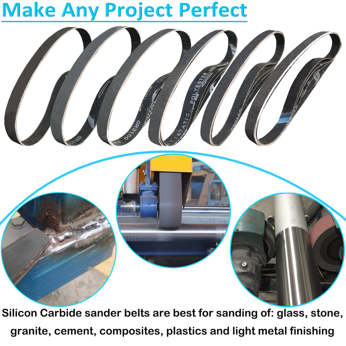 SACKORANGE 1000-grit belt for ultra-smooth final polish.