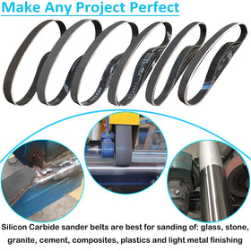 SACKORANGE 1000-grit belt for ultra-smooth final polish.