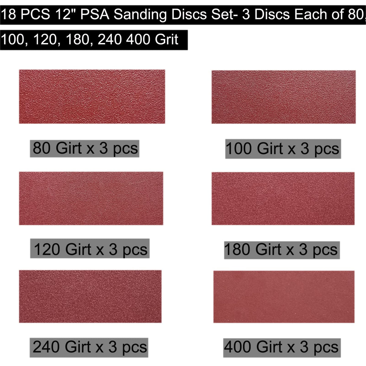 Sackorange 100-grit sanding disc for medium smoothing and deburring on diverse materials.